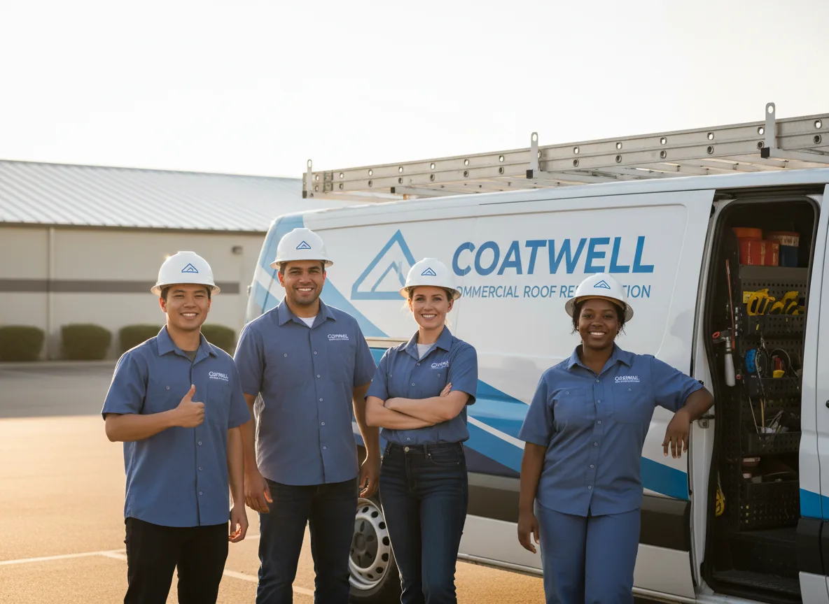 Commercial roof coating company in Spray, OR